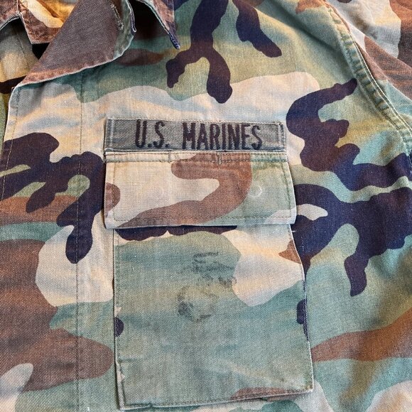 U.S. Marines Combat Coat Camo Jacket Propper Men's Tactical Size Large Long - Picture 2 of 9